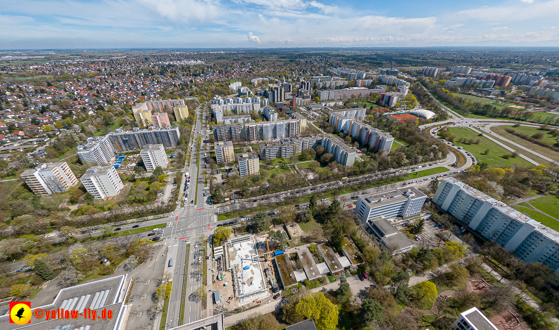 21.04.2023 - Baustelle Haus für Kinder in Neuperlach